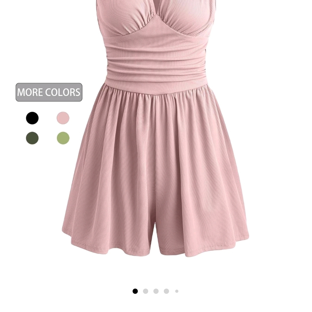 Pink Chemise with Sweetheart Neckline and Ruched Bust